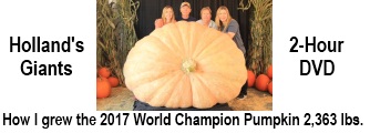 DVD How I grew the 2017 World Champion Pumpkin 2,363-pounds